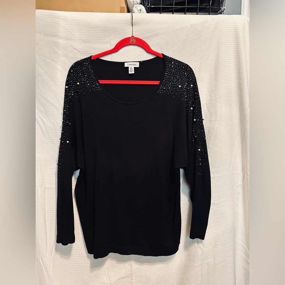 Calvin Klein holiday sweater very lightweight